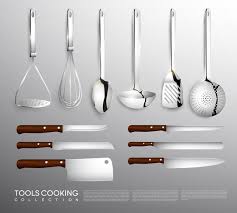 And here it is (speaking of measuring things). Free Vector Realistic Kitchen Equipment Collection With Cooking Tools