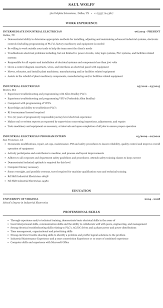 Anyone reading your application wants proof you're familiar with both installation and maintenance. Industrial Electrician Resume Sample Mintresume