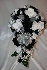 Home > bouquet jewelry > view all bouquet jewelry. Bridal Bouquet Package Black Silver White Silk Wedding Flowers Bridesmaids 21pc Qualitysilkfl Bridesmaid Flowers Flower Bouquet Wedding Simple Wedding Flowers