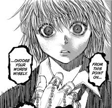 One of my favourite manga panels from hunter x hunter. Badass Kurapika Hunterxhunter