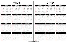 Free printable 2022 calendar in word format. Free 2021 And 2022 Calendar Printable