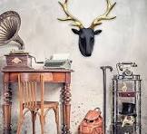 Amazon.com: JoyEvy Deer Head Wall Decor-Wall Sculpture Resin ...