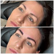 brow lami & stain 🤩 after 24 hours, you can wash them and they will  lighten some for a more natural look. I love this service!