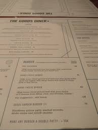 Goods furniture offers great quality furniture, at a low price to. The Burgers Menu Picture Of The Goods Diner Jakarta Tripadvisor