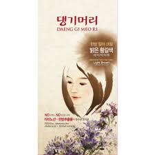 I've tried a lot of korean beauty products already, but have yet to try out a korean shampoo! Daeng Gi Meo Ri Medicinal Herb Hair Colour Light Brown 60g Watsons Singapore
