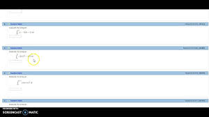See full list on webassign.net Webassign 5 3 Questions 1 10 No Notes Youtube