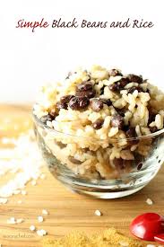 Black Beans And Rice In Rice Cooker Recipe Easy Black Beans And Rice A Simple Mexican Side The Weary Chef Food Dishes Recipes Mexican Food Recipes