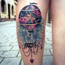 Maybe you would like to learn more about one of these? 45 Cute Hot Air Balloon Tattoo Designs