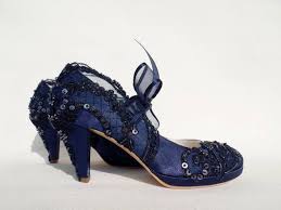 Lace Embellished Navy Blue Wedding Shoes Etsy Navy Wedding Shoes Fun Wedding Shoes Blue Wedding Shoes
