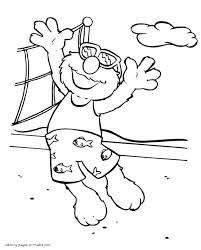 Best 25 oscar the grouch ideas on pinterest coloring page of oscar the grouch and i love trash. Summer Sesame Street Coloring Pages Coloring Pages Printable Com