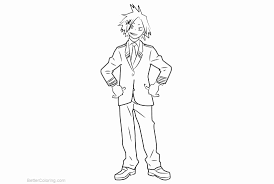 Printable my hero academia mha shouto todoroki coloring page. Top 10 Printable My Hero Academia Coloring Pages Eri