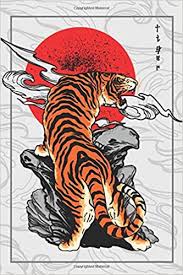 Black and white lotus tiger tattoo. Tiger Japanese Tiger Tattoo Design Notebook Gift Journal Flife Journals Planners 9798652168049 Amazon Com Books