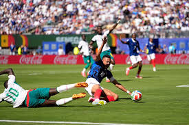 France striker Kylian Mbappé scores his 13th World Cup goal, breaking a tie with Pelé