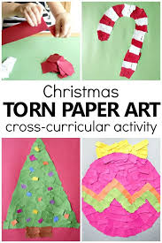 Torn Paper Christmas Crafts For Kids Fantastic Fun Learning Easy Christmas Crafts Preschool Christmas Crafts For 3 Year Olds
