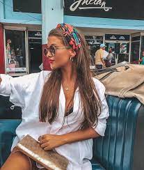 Ladies Fashion Style Hair Styles Scarf Hairstyles Headband Hairstyles