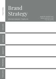 A typical strategy brief will detail the brand story, value proposition map, objectives, research, brand persona, buyer journey, key competitors, and any specific deliverables, budget and project timing. A Guide To Developing A Brand Strategy With Examples Free Template