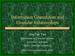 The university of regina offers msc in computer science with a duration of 2 years (4 terms) program.; Information Granulation And Granular Relationships Jingtao Yao Department Of Computer Science University Of Regina Ppt Download