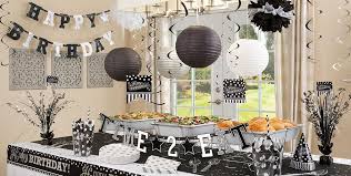 A few months ago i went to my neighbor's surprise 40 th birthday party. 43 Birthday Decoration Ideas Black And White Amazing Ideas