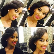 Maybe you would like to learn more about one of these? Instagram Photo By Makeup By Marzel Jun 1 2016 At 7 52pm Utc Short Bridal Hair Teacher Hairstyles African Hairstyles