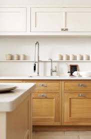 Kitchen cabinets wood uppers painted lowers. Wood Lowers White Uppers Beautiful Timeless Kitchen Verity Jayne