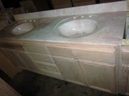 Nowadays, you can find bathroom vanity tops that are prefabricated to standard bathroom vanity depth that are really affordable. 60 X 21 Inch Oak Bathroom Vanity Double Bowl Sink Base Cabinets Dalton Ga
