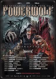 See actions taken by the people who manage and post content. Powerwolf Tour 2019 20 01 2019 Glasgow Scotland United Kingdom Concerts Metal Calendar