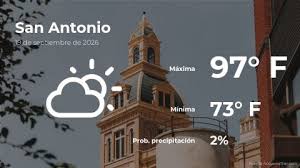 Pronóstico del tiempo en San Antonio, Texas para este sábado 19 de septiembre