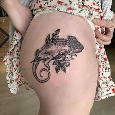 Change the color of your skin with these lovely chameleon tattoos. 20 Outstanding Chameleon Tattoo Ideas