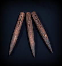 Classic Handmade Wooden Vampire Stakes The Priest Set Of 3 Vampire Vampire Hunter Vampire Slayer