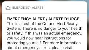 Home > science and technology > news & events > news room > feature article: Test Of Emergency Public Alert System Expected Today Across Canada 680 News