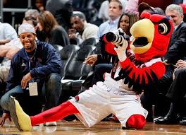 The new name was one of three finalists in a poll of residents to help pick a new mascot to replace the indians, which the. Harry The Hawk Atlanta Hawks Mascot