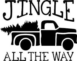 Free flat semi truck icon of all; Image Result For Truck Stencil Tree Stencil Christmas Stencils Jingle All The Way