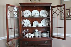 A Second Picture Of How To Arrange My Dining Cabinet A Humble Creation If These Dishes Could Speak China Cabinet Decor Cabinet Decor Dining Cabinet