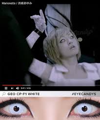 Take an extra 25% off and free shipping on all orders. Buy Geo Animation Pearl White Halloween Contact Lenses Eyecandys