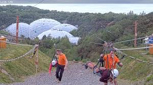 See the great views as you fly above. Madron Women S Institute Eden Project Hangloose Zip Wire Wi Centenary Flights Facebook