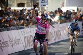 The two entered siena together, sparing garcia the heartbreak of being caught and overhauled right on the line, as van vleuten did to anna van der breggen in the 2018 edition of la course. Olympic Champion Van Der Breggen Takes Giro Rosa Title