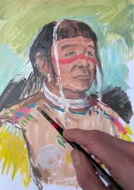 Dear members, I've recently written a play about the life of the great 19th  Century American artist George Catlin, and much of it is concerned with his  time painting scenes and portraits