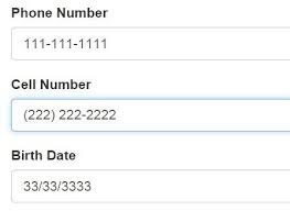Simple Lightweight Jquery Input Mask Plugin Masked Input Jquery Plugins Simple
