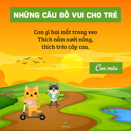 🌷🌷 NHỮNG CÂU ĐỐ VUI CHO TRẺ 🍀 Bước vào độ tuổi “mầm non”, các bé thường rất hứng thú khi tìm hiểu các đồ vật, con vật, sự vật xung quanh.