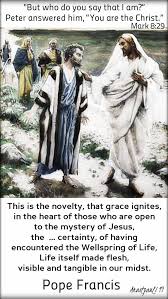 Who Do Men Say That I Am But Who Do You Say That I Am Peter Answered Him You Are The Christ Mar Catholic All Year Jesus Is Alive Catholic Prayers