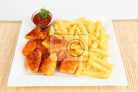 Hey, hey, heute gibt es auch ein mukbang für euch, wie jetzt die nächsten 4 wochen. Pommes Und Chicken Nuggets Leinwandbilder Bilder Fast Food Franzosisch Frites Fried Myloview De