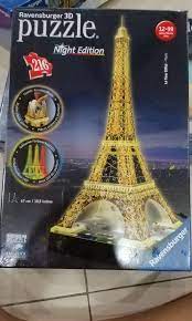 We did not find results for: 3d Puzzle Eiffel Tower Night Edition Toys Games Board Games Cards On Carousell