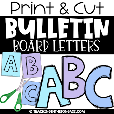 These free printable letters have been a staple in my home for years and i've used them for birthday parties, to decorate a gym for church events, graduation since these free printable stencils are big they are perfect for decorating a bulletin board. Bulletin Board Letters Teaching In The Tongass