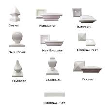 Vinyl fence post cap for freedom 5 inch posts heavy duty low maintenance white. The Different Styles Of Vinyl Post Caps Driving Around You May See Different Post Caps On Vinyl Fences Here Are The Vinyl Fence Vinyl Railing Fence Post Caps