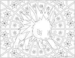 You can now print this beautiful jolteon coloring page or color online for free. Download Adult Pokemon Coloring Page Jolteon Mandalas De Pokemon Para Colorear Png Free Png Images Toppng