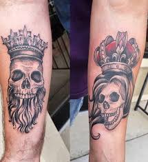 It shows your inclination towards music and your love for each other. 150 King And Queen Tattoos That Radiate Royalty Wild Tattoo Art
