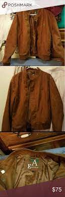 Jacket Jackets Red Leather Jacket Emporio Armani