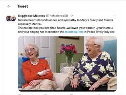 Gogglebox star mary cook has died at the age of 92. Jhajjhtpbpx0rm