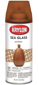 Krylon sea glass spray paint amber. Krylon K09053000 Sea Glass Spray Paint 12 Oz Amber Spray Painting Glass Glass Spray Paint Amber Glass Jars