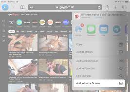 Add GayPorn.de app to your phone's home screen now